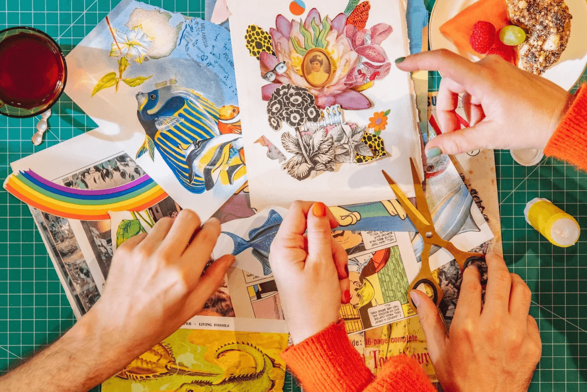 Exploring the Art of Collage: A Workshop Series with Raha